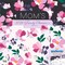 Mom's Family Planner | 2026 12 x 24 Inch (Hanging) Monthly Square Wall Calendar | Matte Paper and Sticker Sheet | Plastic-Free